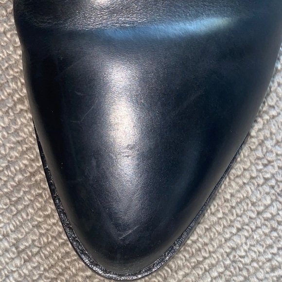 Frye Nolan Seam Mules Black Leather Slip-On Mules sz 9M - Picture 4 of 13